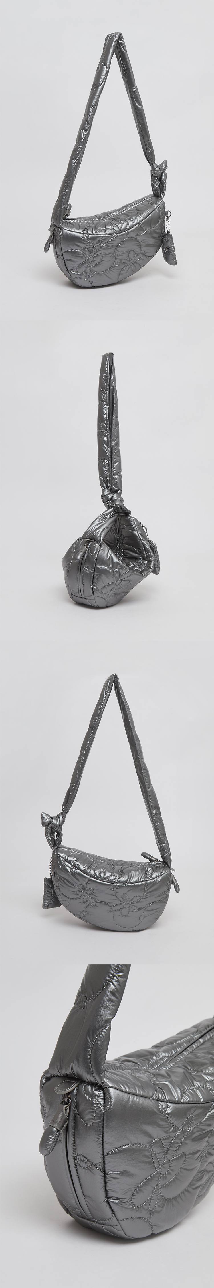 ★Archivepke★Puffy fling bag★Shine grey★韓国★大人気★ Puffy fling bag(Shine gray)_Archivépke