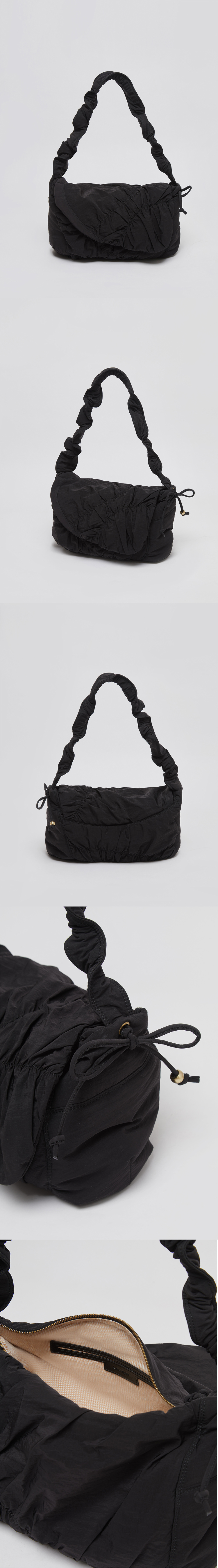 MUSINSA | Archivépke Tie mail bag(Deep sleep)_OVBAX24603BLK