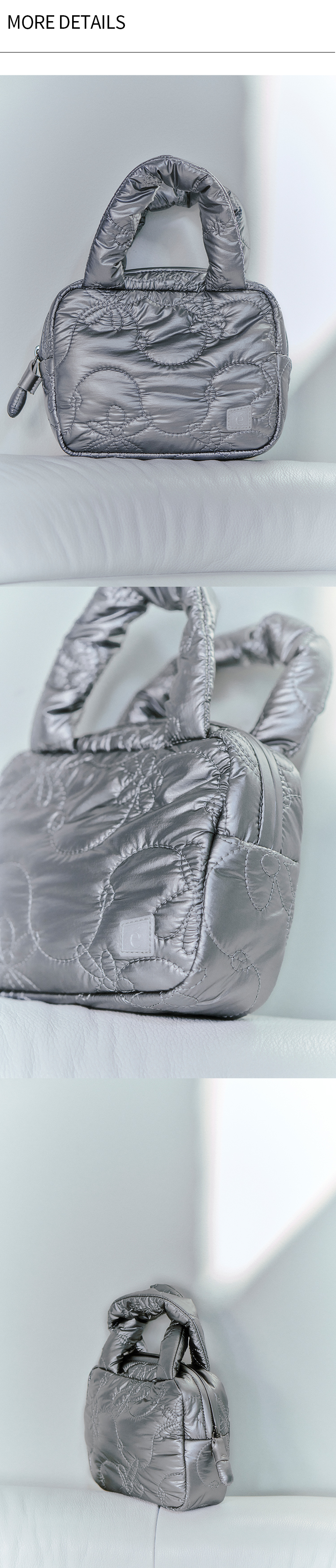 ★Archivepke★Puffy mini bag★Shine pink_Shine grey★大人気 MUSINSA | Archivépke Puffy mini bag(Shine gray)_OVBAX24610SGY