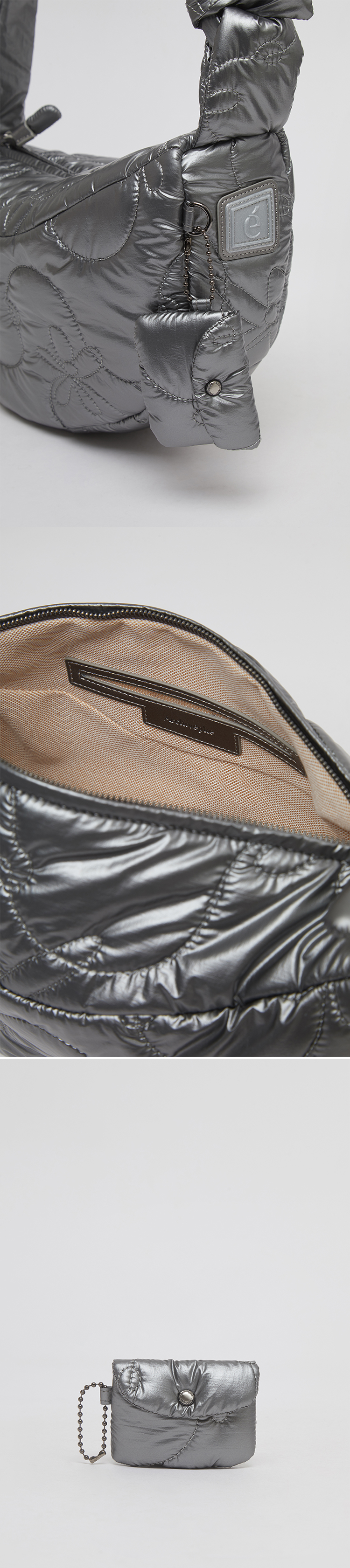 ★Archivepke★Puffy fling bag★Shine grey★韓国★大人気★ Puffy fling bag(Shine gray)_Archivépke