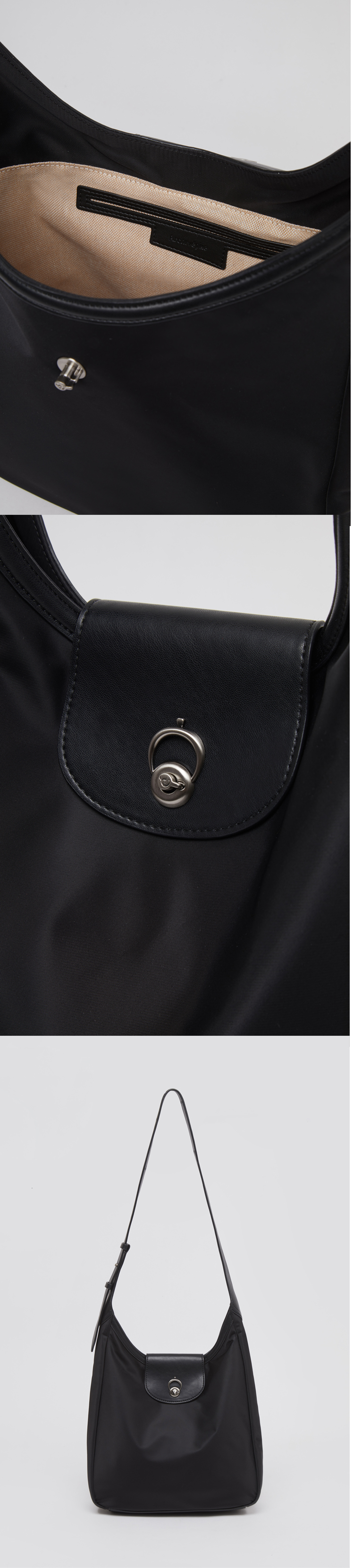 MUSINSA | Archivépke Luv hole bag(Nylon black)_OVBSX25108BLK